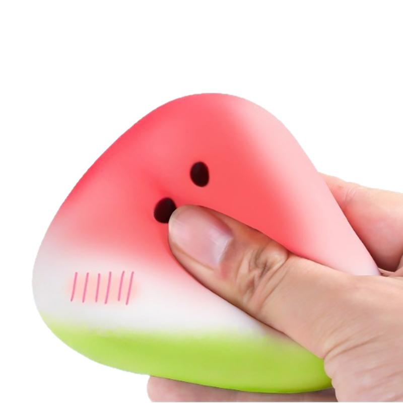 2/4Pcs Watermelon Sensory Fidget Toy Anti-Stress Fruit Pinch Squeeze Toy Gift Kids Birthday Party Favors Goodie Pinata Fillers