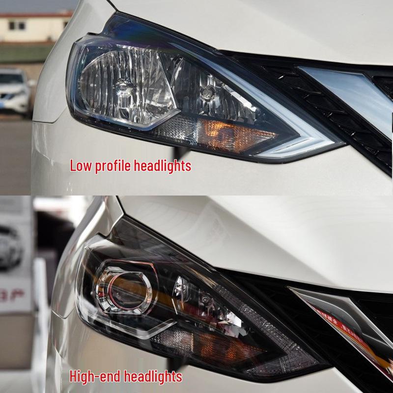 Compatible with New Sylphy 16-17 Headlight Assembly - High/Low Configuration