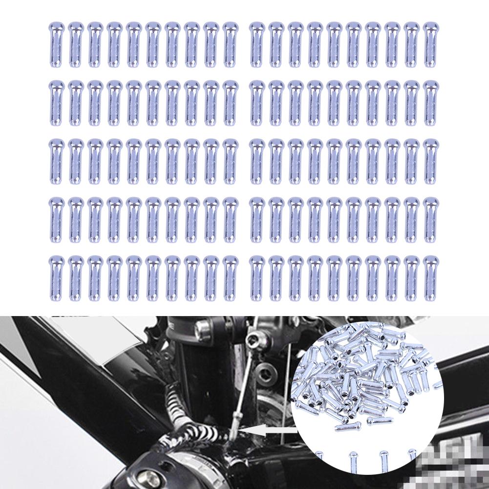 100-500Pc Bike Brake Cable Cap Lightweight Bicycle Brake Cable Tips End Protection Cover for Brake Derailleur Cable Cycling Part