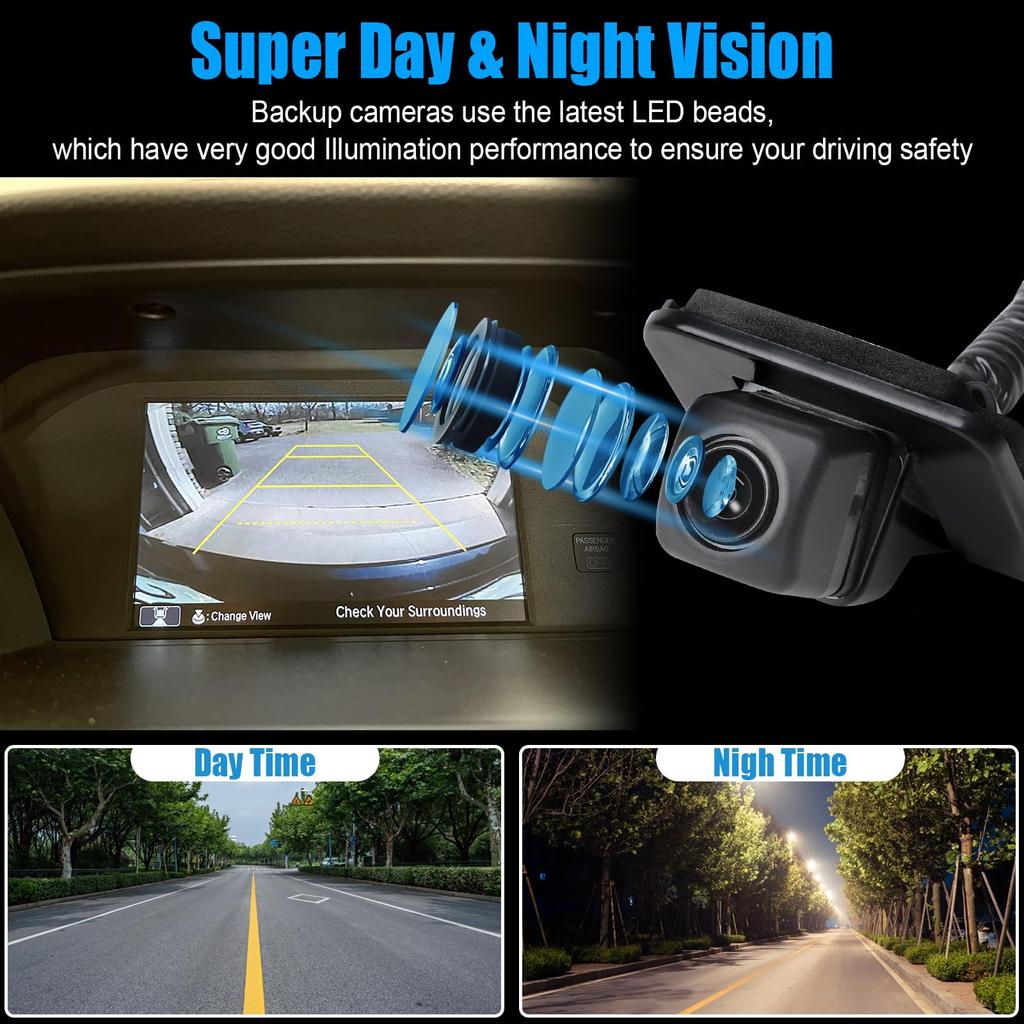 Accord Rückfahrkamera 2014-2017 Honda Accord Limousine EX-L Einparkhilfe Rückfahrkamera Ersatz für 39530T2AA21,39530T2AA31,39530-T2A-A21