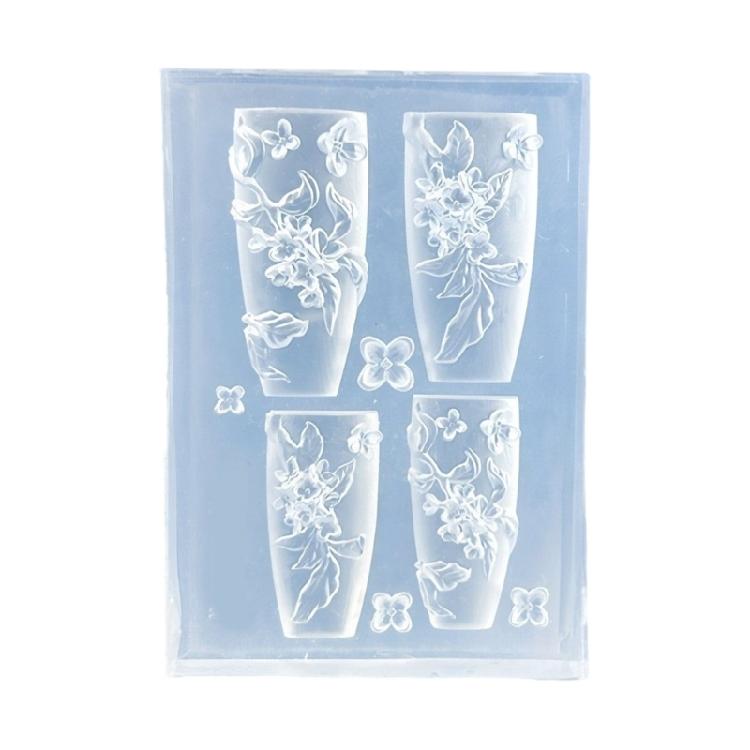 Artistics Embossed Silicone Mould For Nail Craft Projects Jewelry Making And Surfaces Embellishments