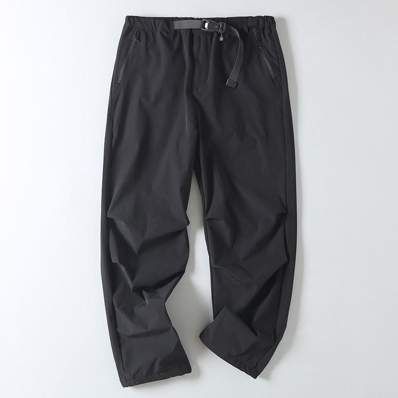 Outdoor Mountain-Style Functional Paratrooper Pants for Men, Summer Quick-Dry Hiking Pants, Straight-Leg Breathable Workwear Thin Casual Pants Trendy
