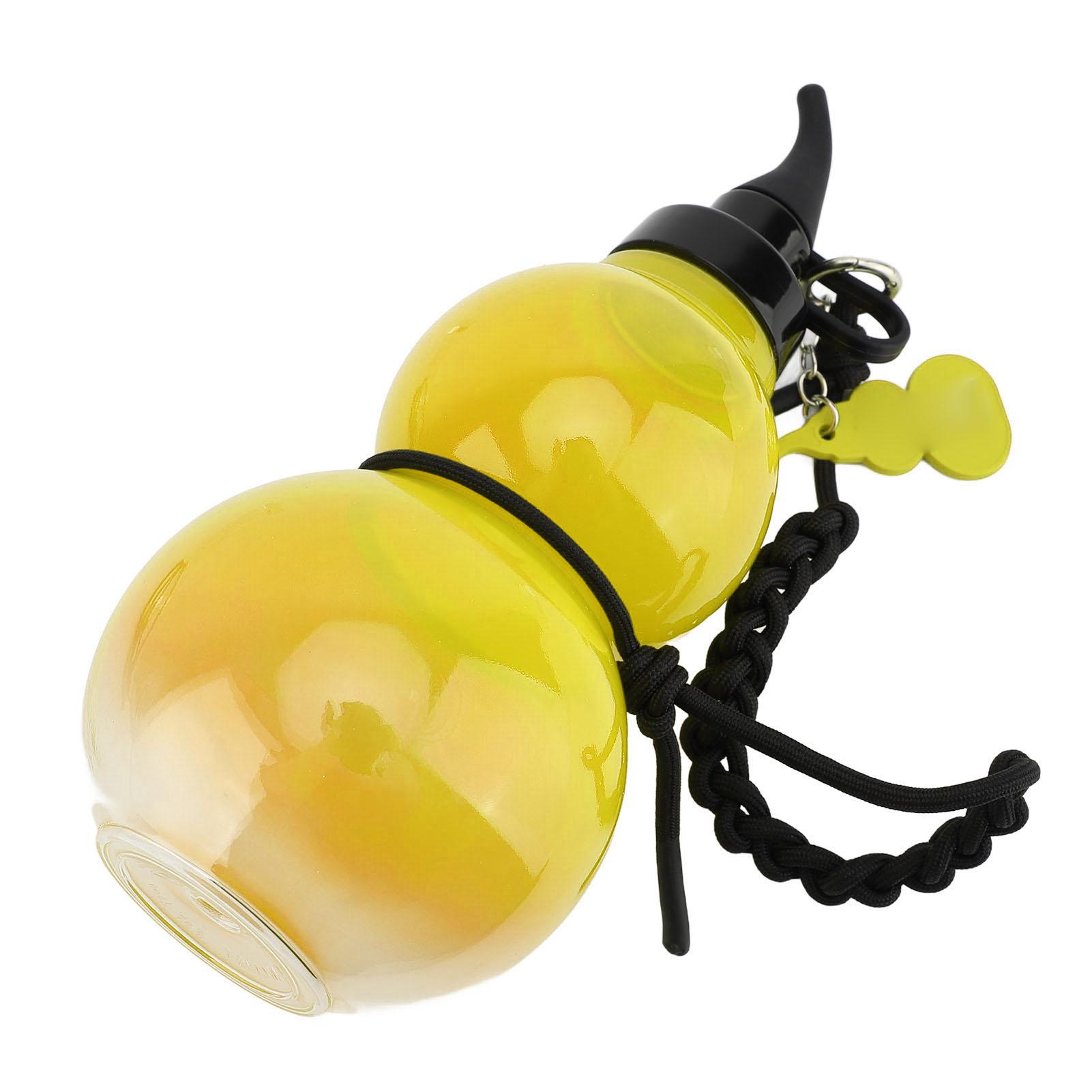 Bouteille d'eau de sport en forme de gourde 800 ml Anti-chute   Preuve Portable Bouteille à boire en forme de gourde pour le voyage