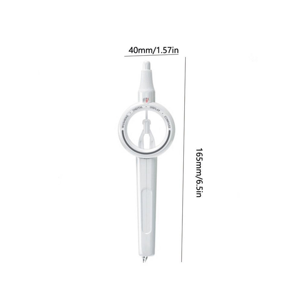 Digitale Radius Display Cirkel Tekenmalplaat Precisie Druk Kompas Liniaal Basisschool Examens