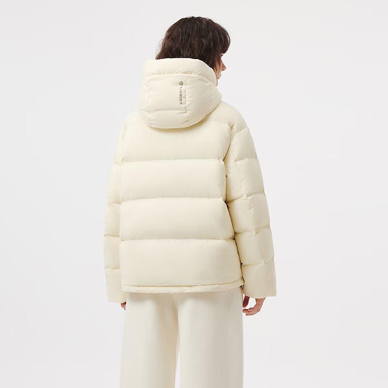 Tanboer Women's Short Hooded Puffer Jacket