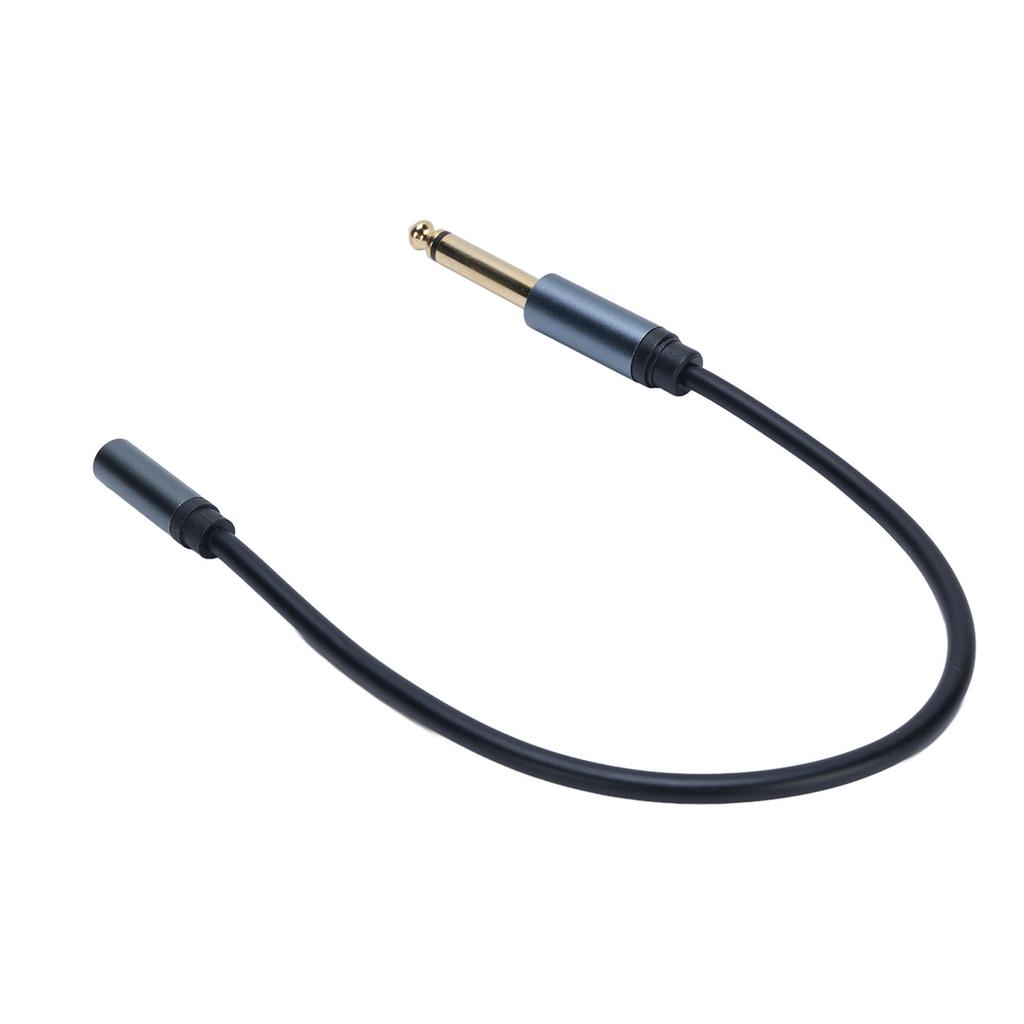 1 4 To 3.5mm Headphone Adapter Cable Mono 6.35mm Male To 1 8 Female Stereo Jack Sound Cable