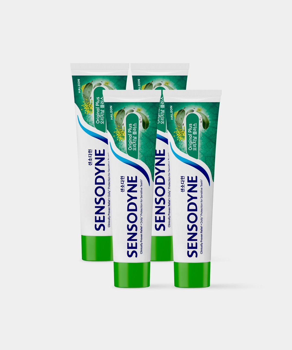 Sensodyne Original Plus Sensitive Toothpaste 100g x 4