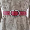 Leather Belt Women Versatile Belt With Antique Buckle For Casual Wear Office