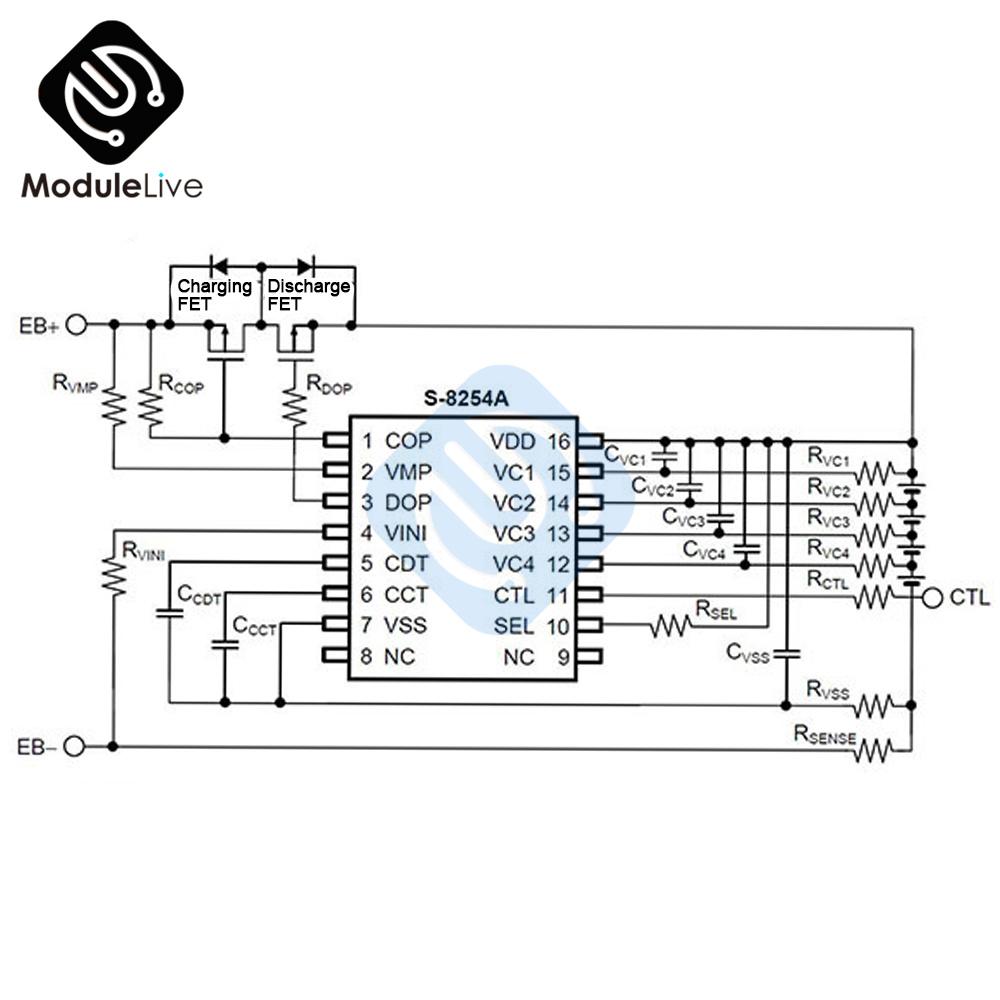 3S 12V 18650 Lithium Battery Protection Board 11.1V 12.6V Anti-overcharge Over-discharge Peak 10A Over-current Protection