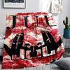 Jul C'Est Pas Des Lol Print Flannel Blanket, High Quality Comfortable for All Seasons, Home Decor, Warmth and Comfort, Perfect for Christmas Gifts56