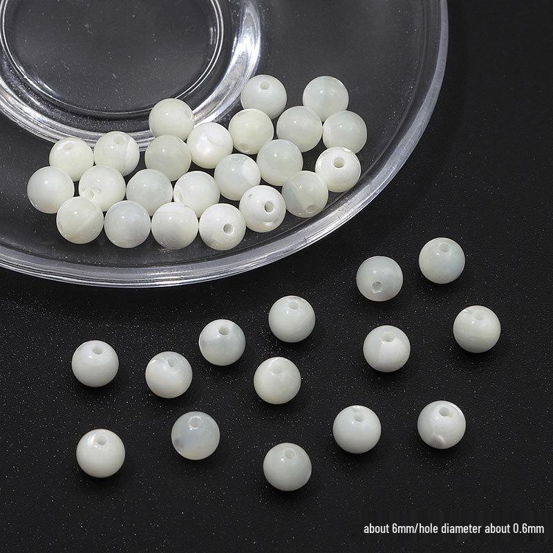 Seashell Bamboo Bead Jewelry Collection: Versatile Handmade Bracelet, Necklace & Earrings Accessories.