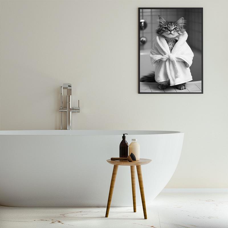 Black and White interesting Cute Animal Posters Squirrel Hedgehog sloth Canvas Painting Wall Art Bathroom Living Room Home Decor