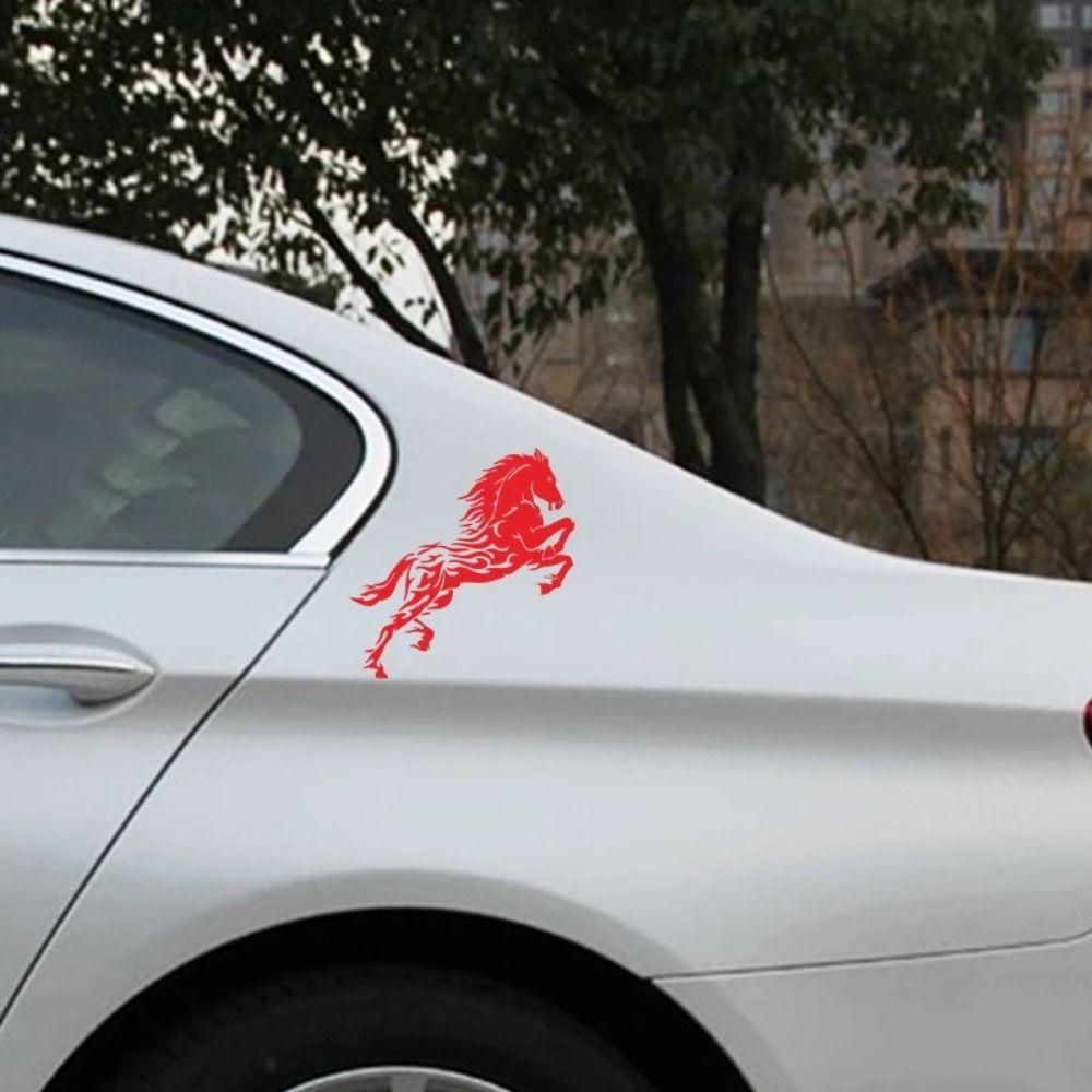 Waterproof Car Body Scratch Masking Stickers Horse PVC Car Sticker Decals Car Sticker  Motorcycle