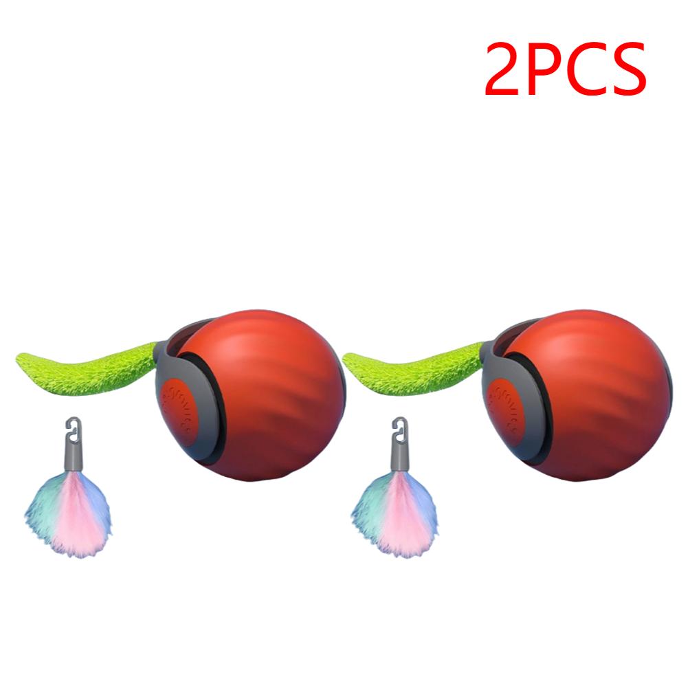 Speedy Tail 2.0 Cat Toys Smart Interactive Cat Toy Ball Adjustment Automatic Moving Cat Toy Ball Cat Training Imitate Mouse
