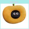 Apple Cat Plush Pillow Cartoon Soft Short Pile Dreamy Throw Pillow For Kids And Teens