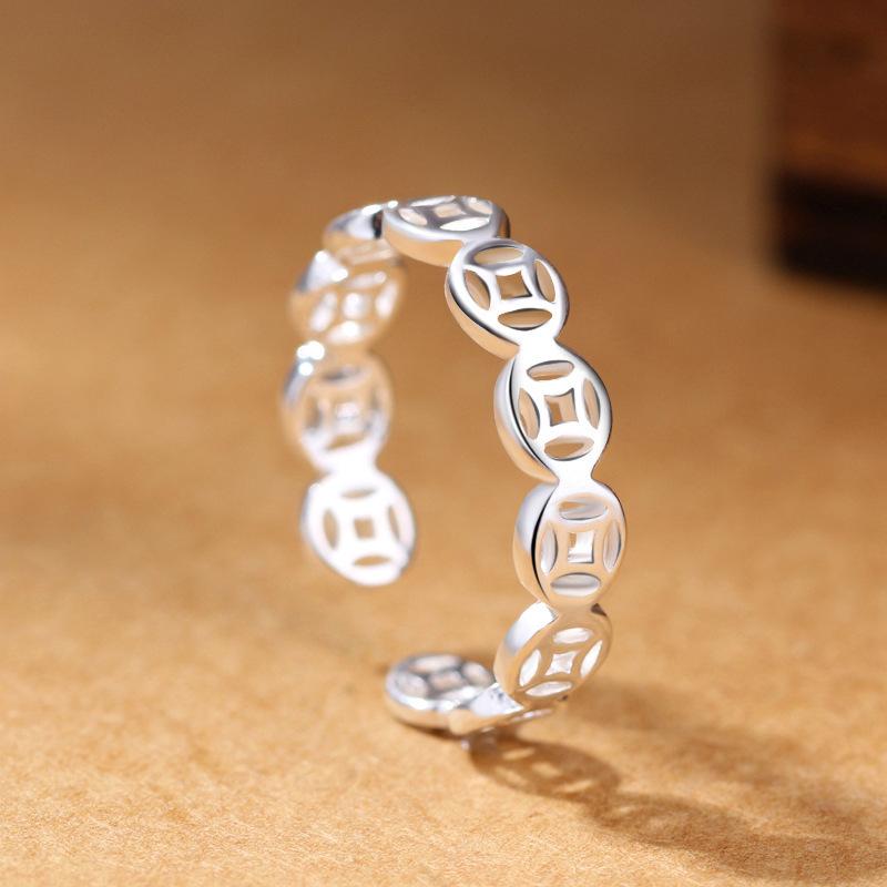 Ring Women's Simple Trend Star Electrocardiogram Love Ring Fashion Irregular Temperament Ins Accessories