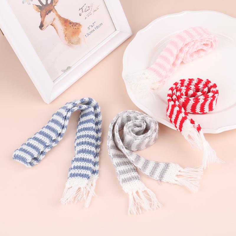 1/6 Dollhouse Miniature Knitting Scarf Ornament Diy Dolls Clothing Accessories
