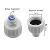 3/4 Female Thread To 1/4 inch 6.35mm Slip lock Quick Connectors Adapter Water Filter Ro Fittings Quick Push Slide Lock Connector