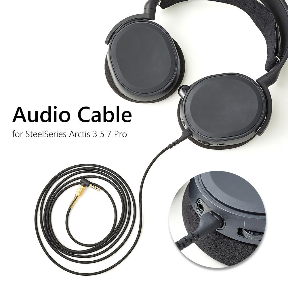 2m Gaming Headphone Audio Cable USB for SteelSeries Arctis 3 5 7 Pro Game Headset Earphone Accessories SuppliesGood Product