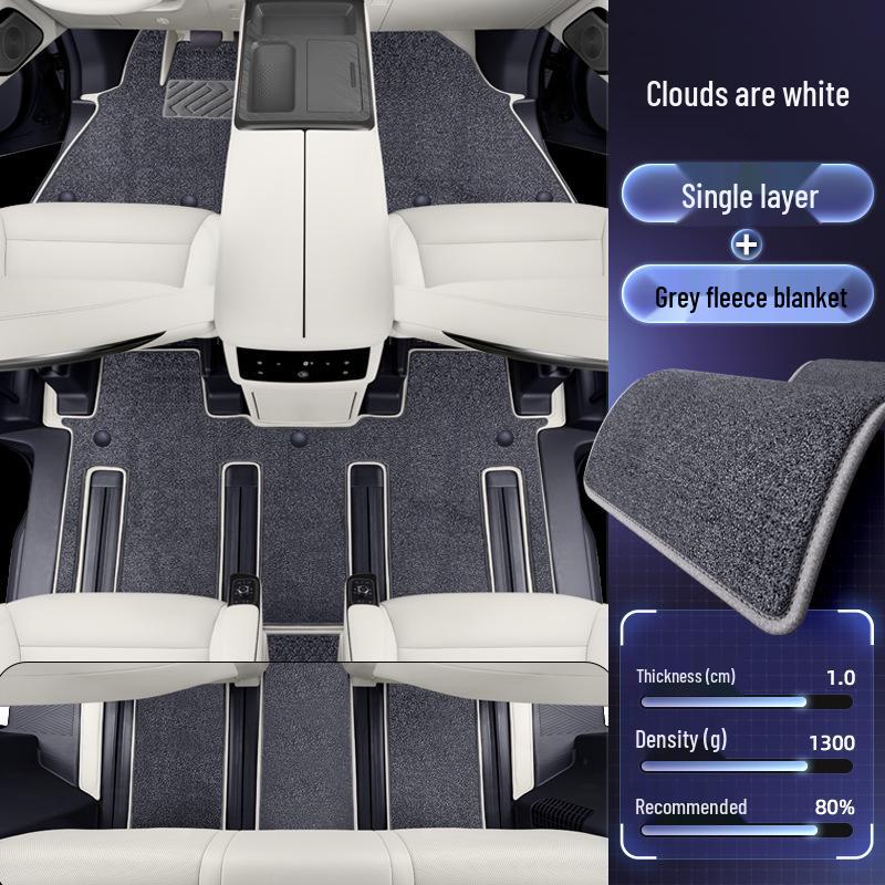 9-Seat WEY Gaoshan Full Coverage Floor Mats for Car Interior Modification and Decoration
