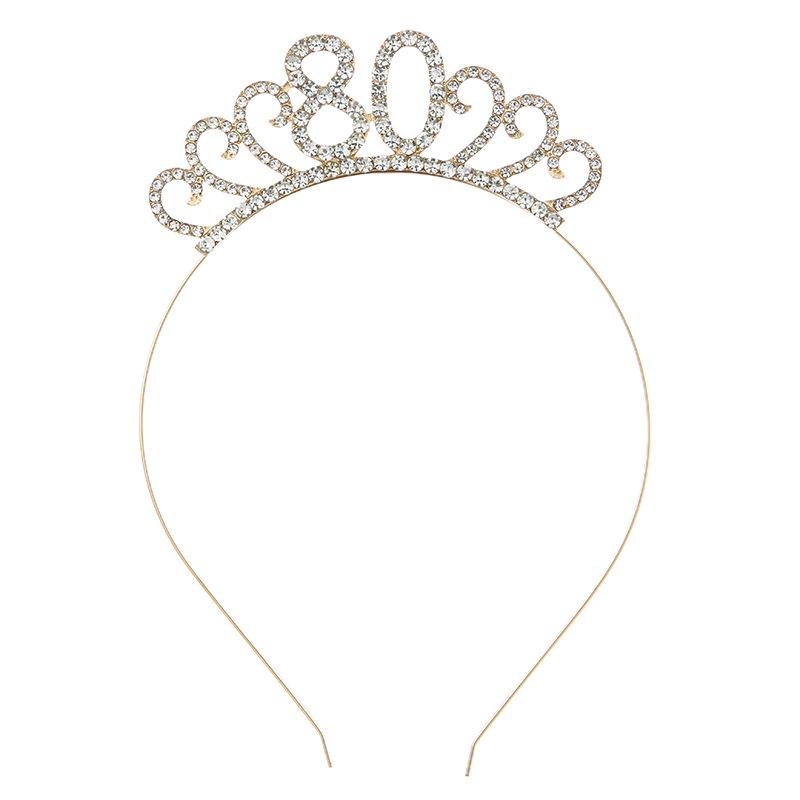 New Birthday Crown Headband - European & American Style for 1st Birthday Party