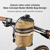 ESLNF High-Quality Bicycle Front Rack Water Bottle Bag - Retractable Cord Tightening Design Durable Cycling Storage Bag for Bike