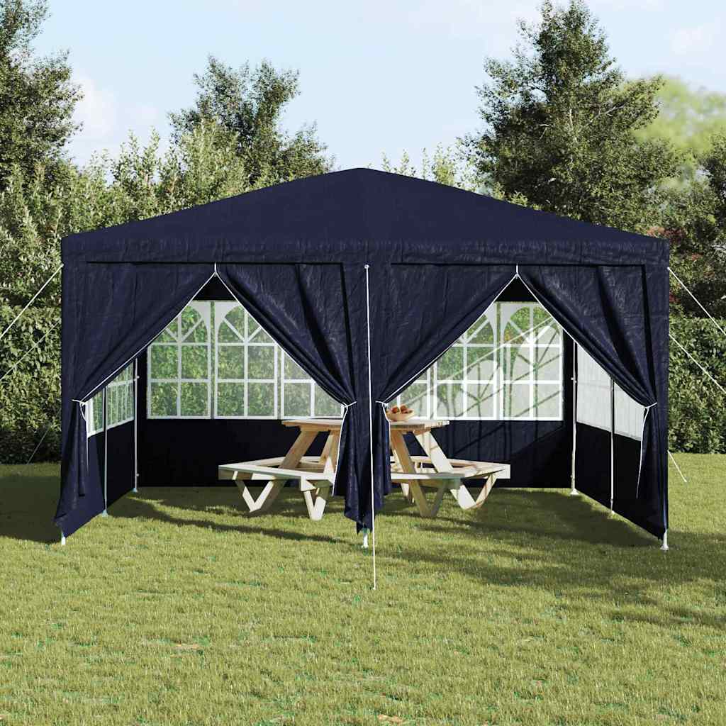 Party Tent Blue 400 X 400 X 266 Cm Polyethylene