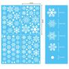 Christmas Window Decal Santa Claus Snowflake Stickers Winter Wall Decals For Kids Rooms New Year Christmas Window Decorations