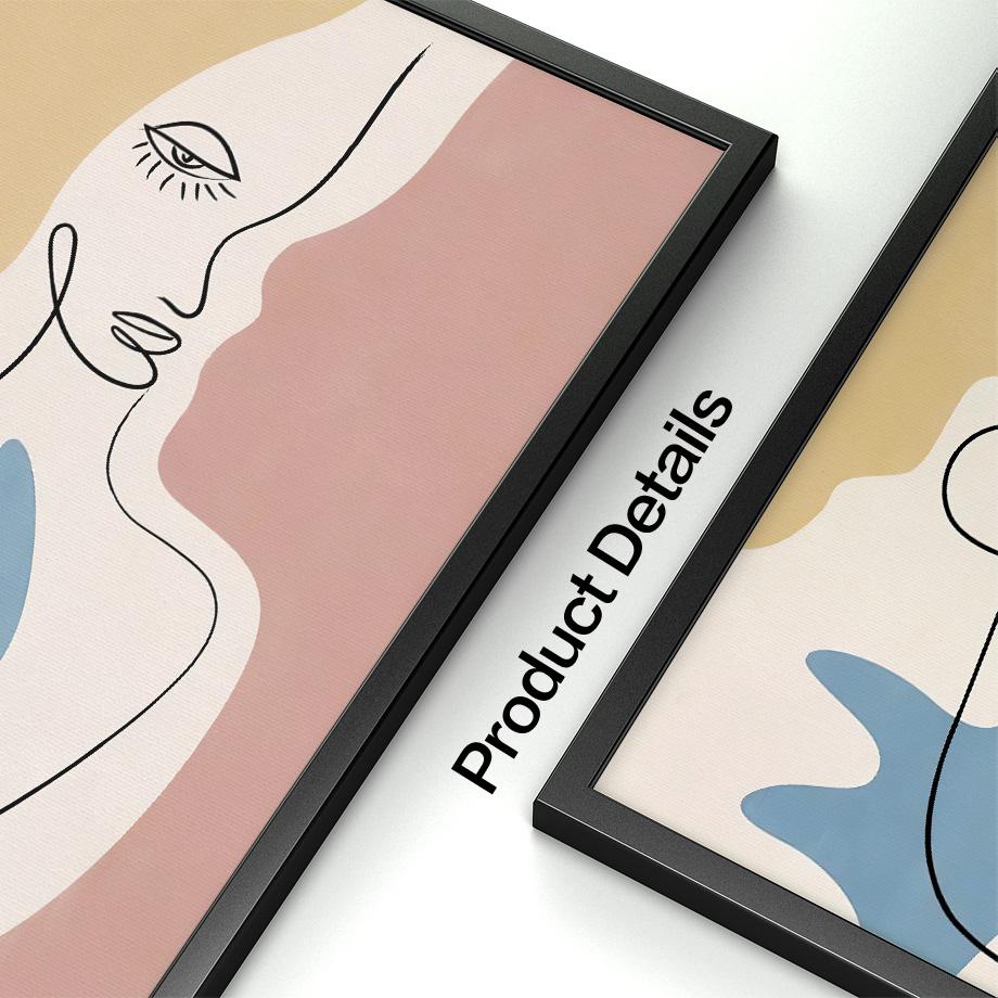 Abstrakte Linie Frau Blatt Vase Boho Ästhetik Wand Kunst Leinwand Malerei Nordic Poster Und Drucke Wand Bilder Wohnzimmer Dekor