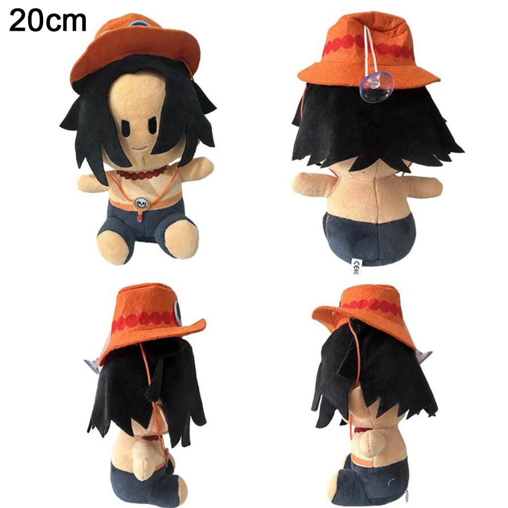 One Piece Plush Toy Japanese Anime Luffy Zoro Ace Sabo Character Pendant Doll Padding Classic Cute Beautiful Gift For Kid Toy