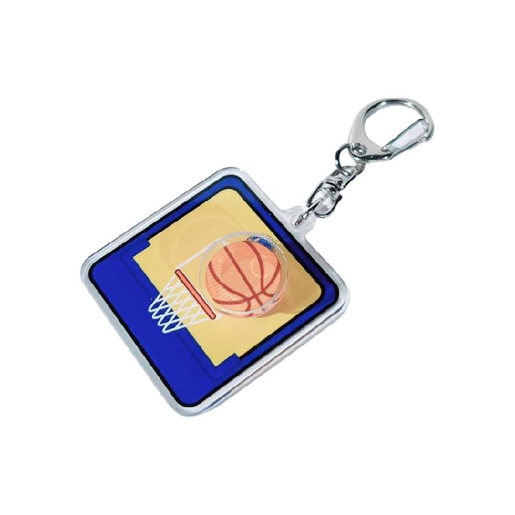 

Car Keychain Swimming Pool Keyring Handbag Charm Creative Volleyball Rotating Keychain Pendant Bag Decorations for Woman