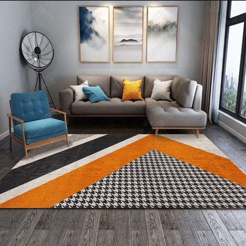 WTEMPO Living Room Carpet Nordic Bedroom Floor Mat Household Carpet Large Area