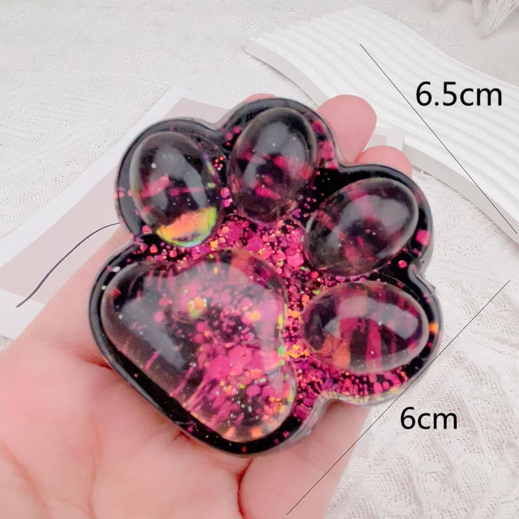 Taba Squishy Rainbow Cat Claw Squishy Fidget Toy Soft Cat Paw Slow Rebound Pinch Decompression Toys Adults Relief Squeeze Toys