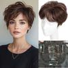 Women's Short Hair Top Hair Patch for Gray Coverage & Volume Boost