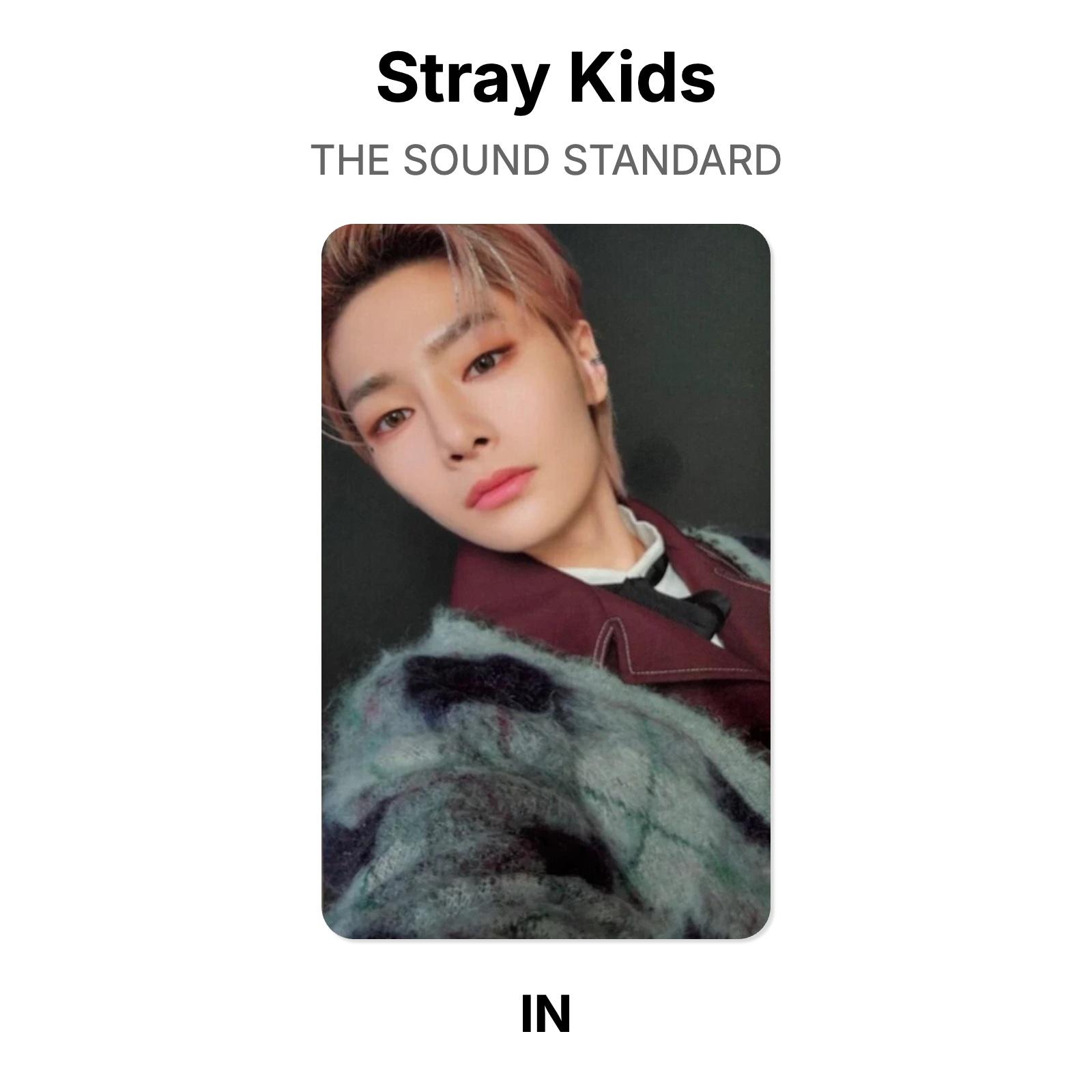 Stray Kids THE SOUND STANDARD Official Photocard I.N