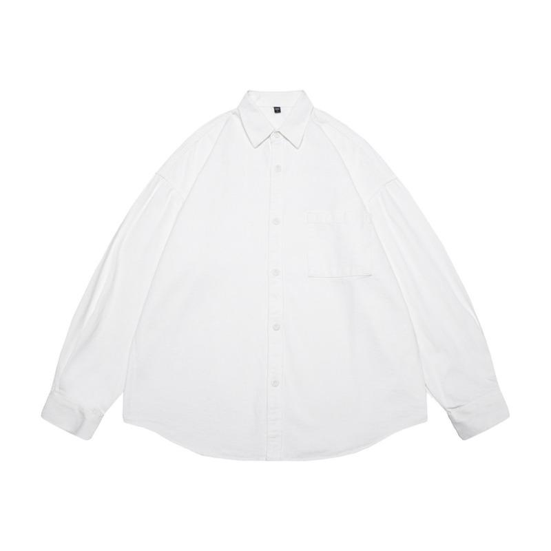 Long-sleeved Shirt Men's Spring Japanese Retro Workwear Jacket Trendy Casual