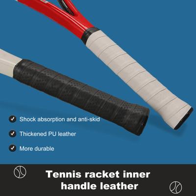 Tenisová omotávka na rukojeť z umělé kůže, samolepicí, skvělá přilnavost, protiskluzová, ochranný návlek na raketu
