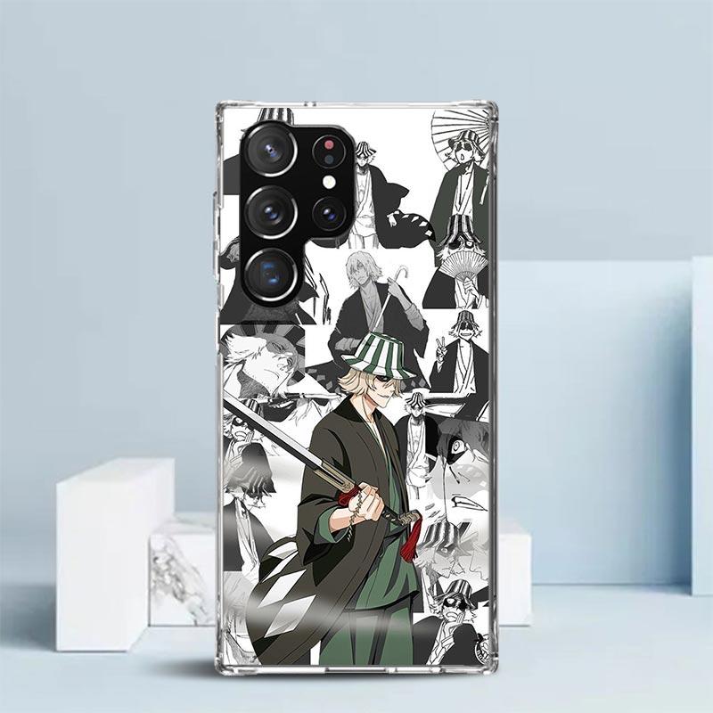Bleach Kisuke Urahara Phone Case For Samsung Galaxy S24 S25 Edge S26 Ultra S22 S23 Plus S21 + S20 FE Soft TPU Back Cover Galaxy