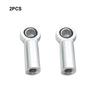 2pieces Alloy M3 Link Rod End Joint 3MM Ball Head Hole L 4.5MM For RC Car Truck Accessory Upgrade
