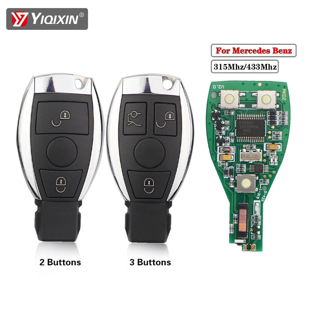 Smart Remote 2/3 Buttons Car Key For Mercedes Benz A B C S E Class W203 W204 W205 W210 W211 W212 W221 315 434Mhz NEC BGA No Logo