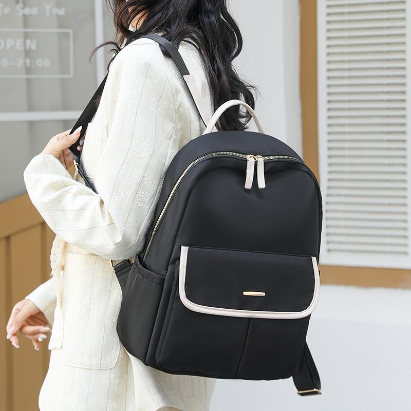 Simple niche backpack New women's commuter backpack Large capacity versatile student schoolbag bags