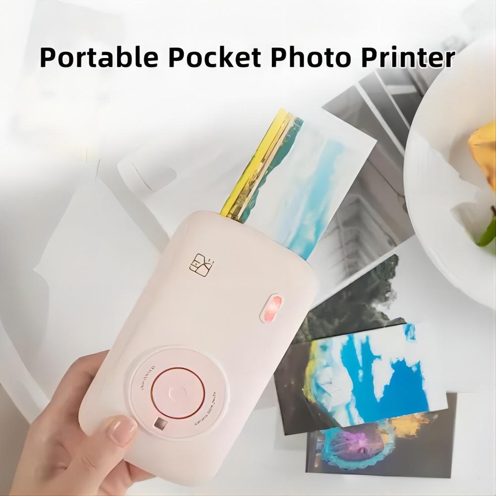 CP2100 Mobile Dye-Sublimation HD Color Photo Printer Portable Pocket Size