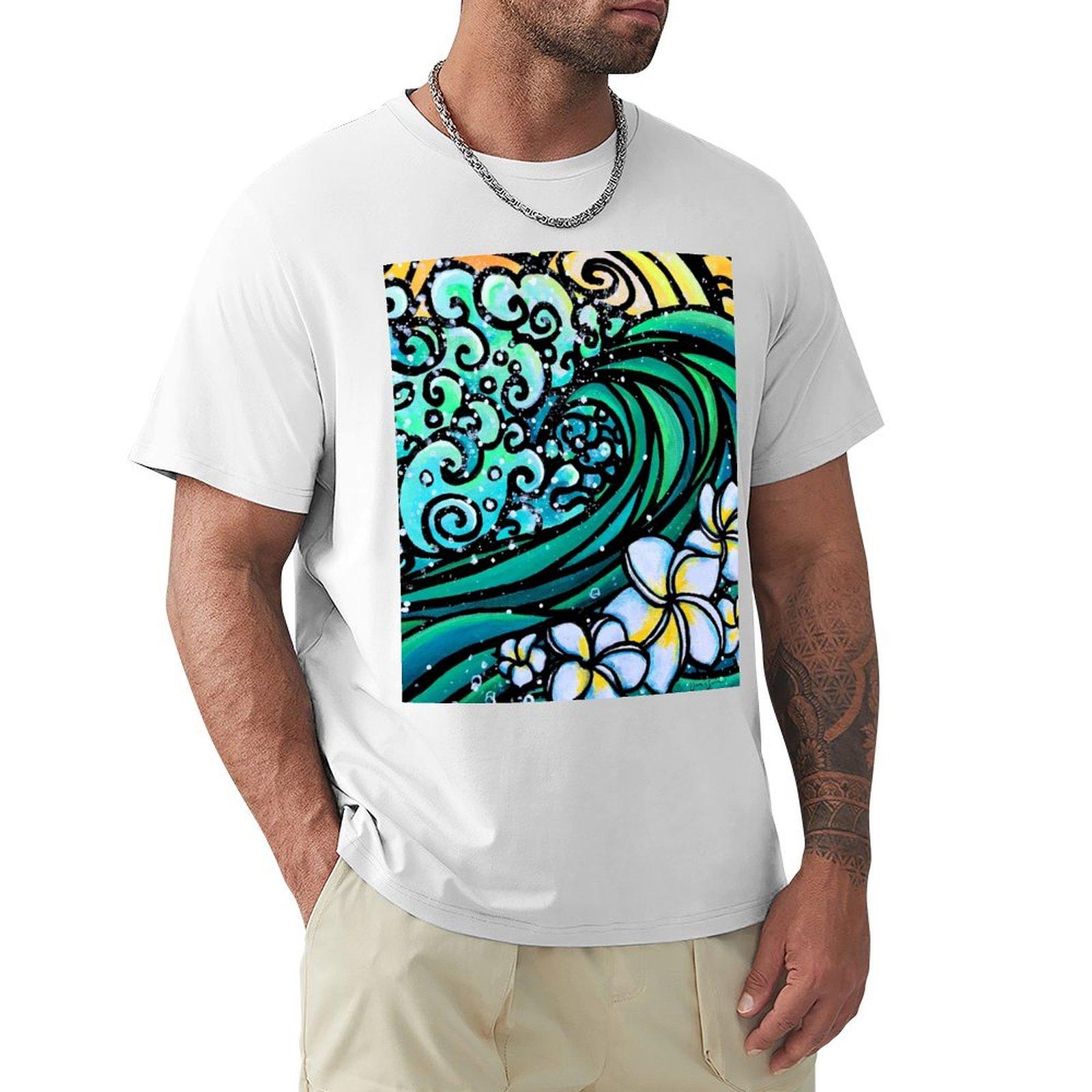 Plumeria Undertow TShirt oversized graphic tee oversizeds Tshirts oversize black tshirts for men S