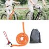 Mountain Bike Parent Child Elastic Traction Pull Rope Bicycles Tows Rope for Long Ride Upslope Easy to Install