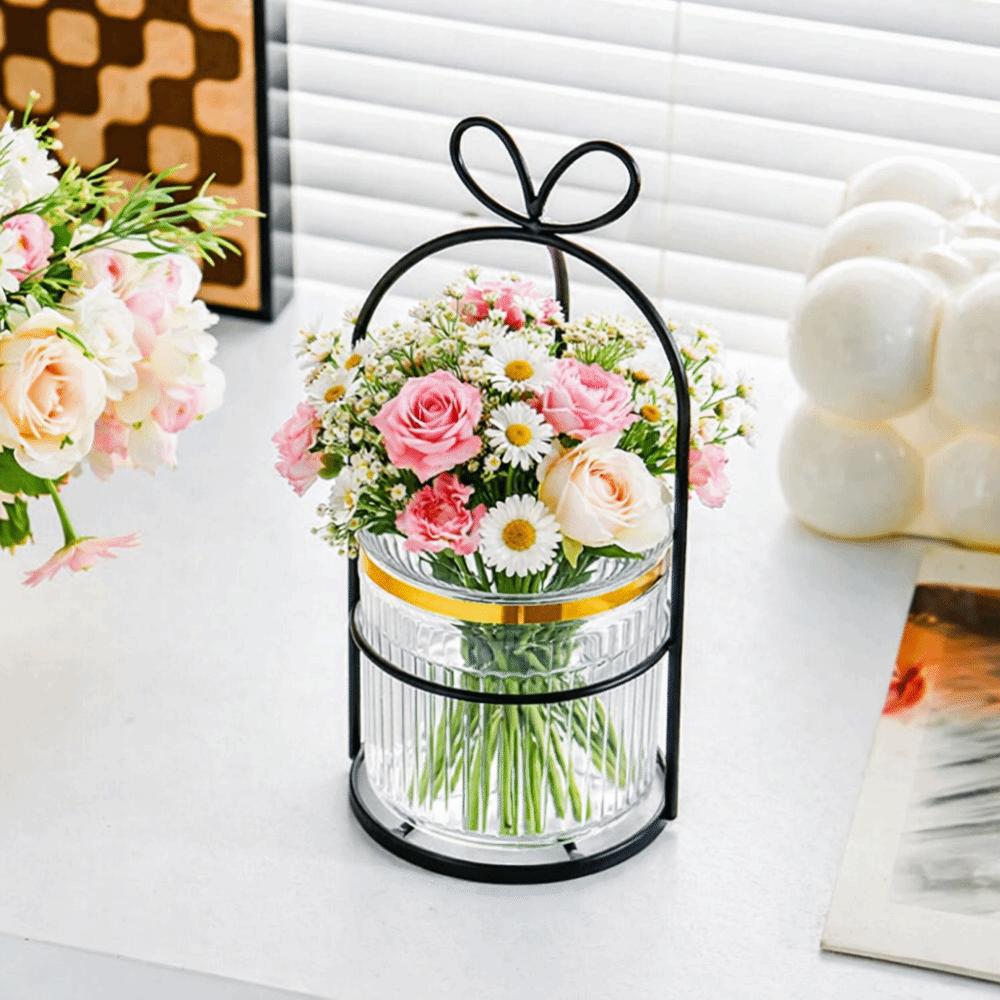 Nordic Style Flower Pot Iron Wrought Art Plant Flowerpot Flower Holder  Flower Arrangemen