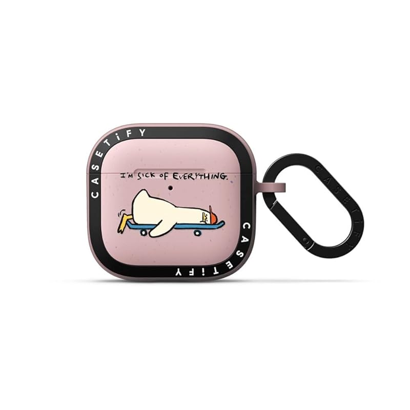 

CASETiFY bounce case AirPods 4 - SKATEBOARDING primrose pink