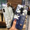 Protective Kickstand Phone Case For Nokia 6.2/7.2 Lanyard Anti-knock Anti-dust Silicone Fashion Design Flower Wristband