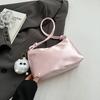Temperament glossy satin armpit bag women's spring and summer new style fashion casual shoulder bag