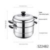SUPOR 24cm Doppelschichtiger Edelstahl-Dampfkochtopf