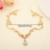 Luxury Crystal Rhinestone Hairband Forehead Fairy Starry Shiny Head Chain Performance Show Bride Wedding Hanfu Headdress